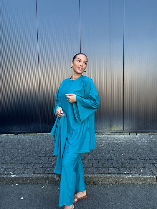 Burkini Turquoise Coupe Oversize