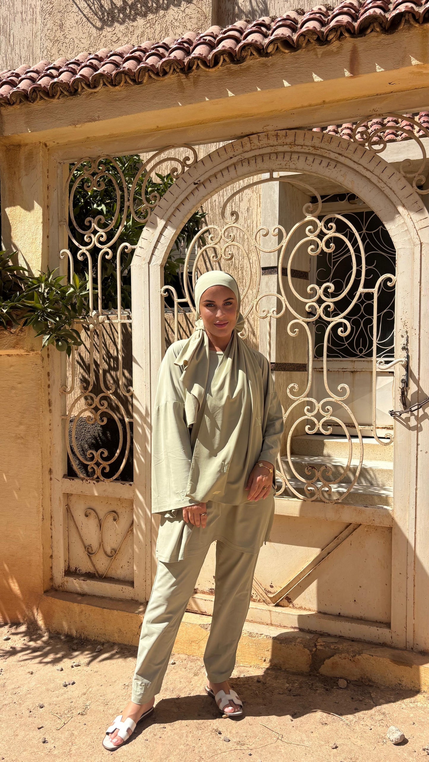 Burkini Oversize Vert Eau