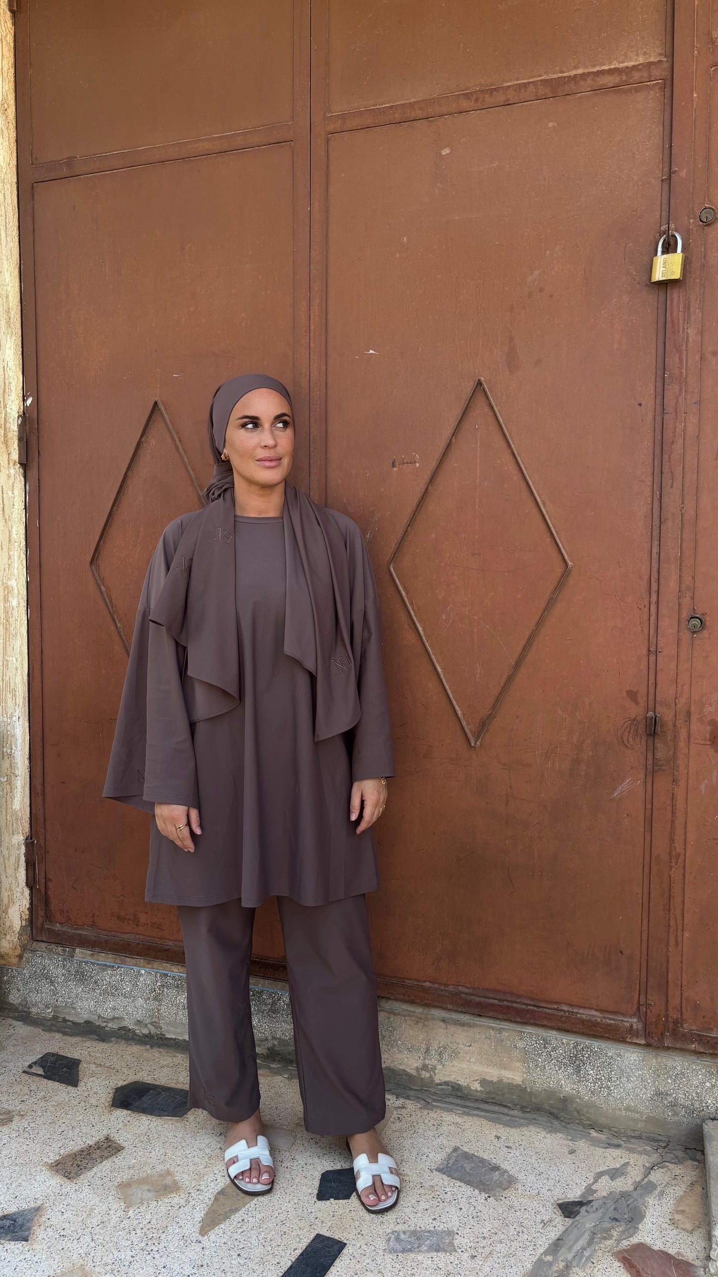Burkini Oversize Taupe