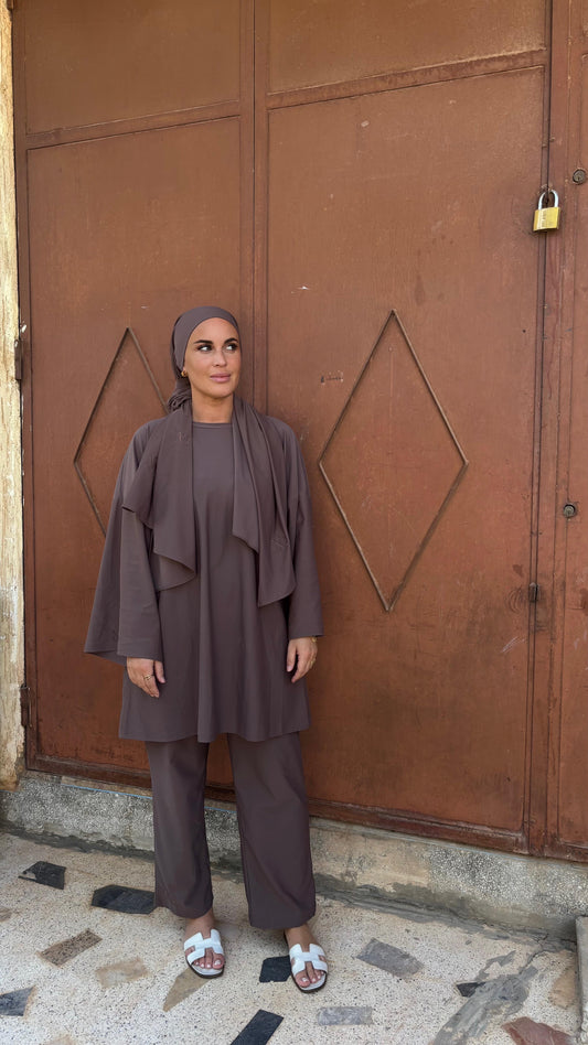 Burkini Oversize Taupe